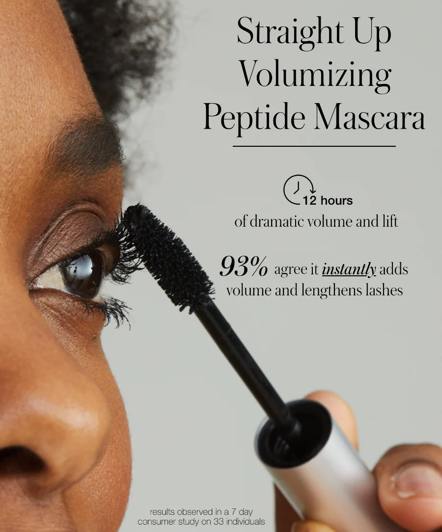 Straight Up™ Volumizing Peptide Mascara - Image 6