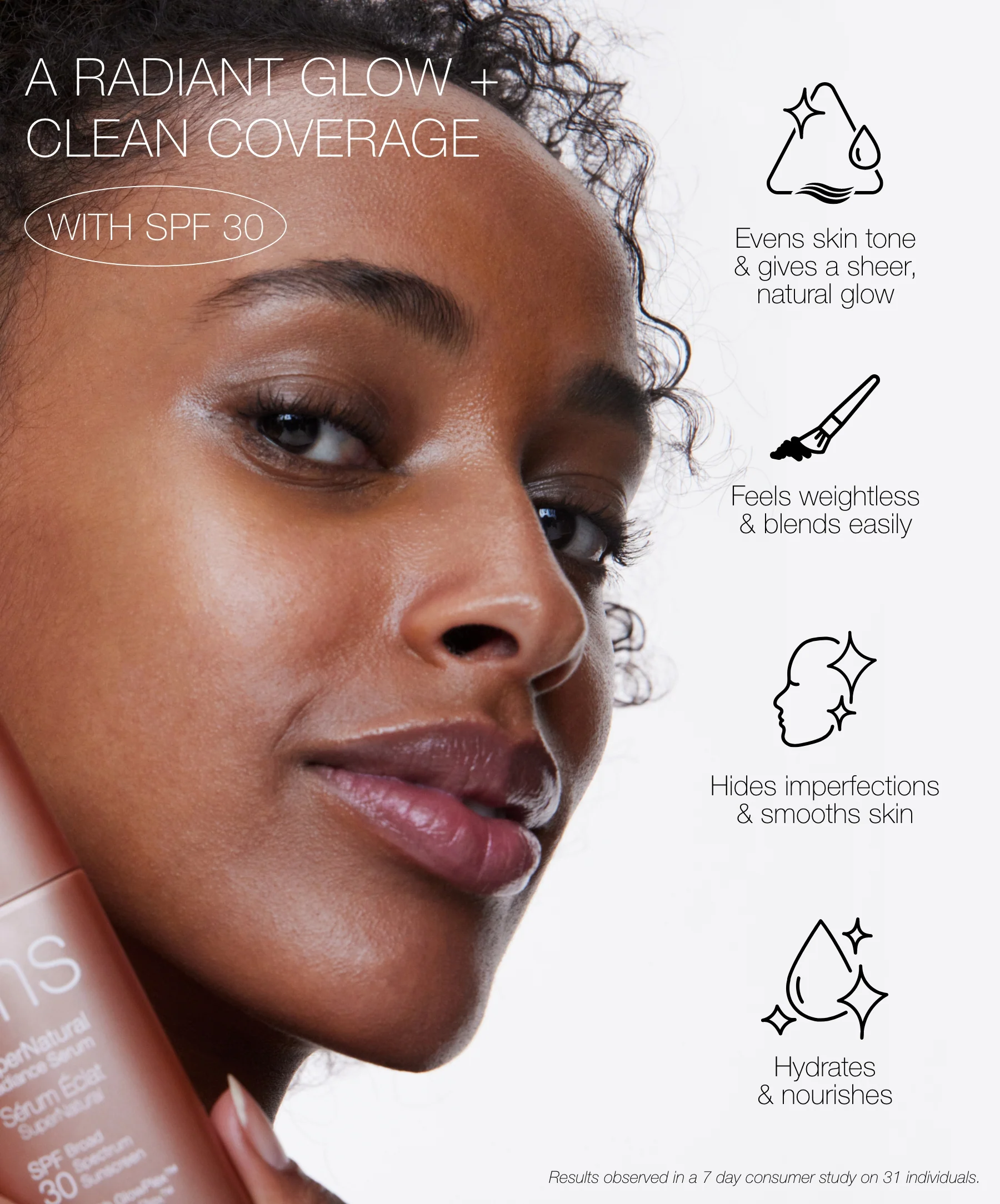 Supernatural Radiance Serum Broad Spectrum SPF 30 Sunscreen - Image 10
